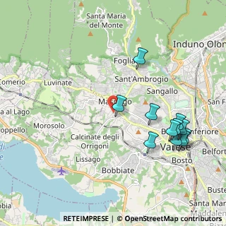 Mappa Via Paolo Vergani, 21100 Varese VA, Italia (2.17273)