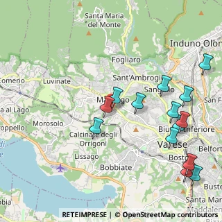 Mappa Via Paolo Vergani, 21100 Varese VA, Italia (2.40214)