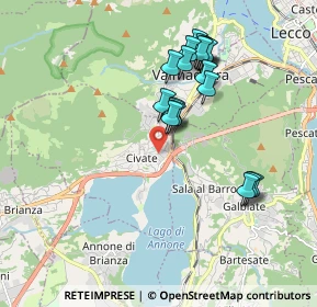 Mappa Via Privata I Maggio, 23862 Civate LC, Italia (1.736)