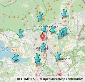 Mappa Via Isonzo, 21100 Varese VA, Italia (3.73)
