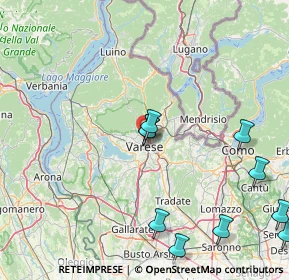 Mappa Via Isonzo, 21100 Varese VA, Italia (25.42077)