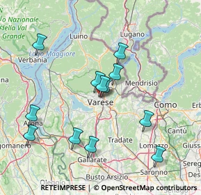 Mappa Via Isonzo, 21100 Varese VA, Italia (14.58583)