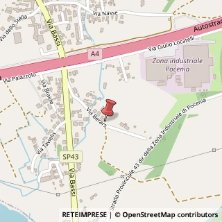 Mappa Via Ber?rs, 25, 33050 Pocenia, Udine (Friuli-Venezia Giulia)