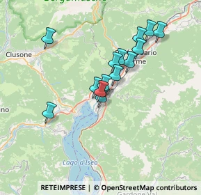 Mappa Via Lobbia Alta, 24062 Costa Volpino BG, Italia (5.76214)