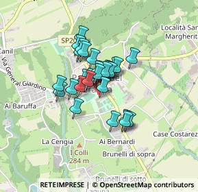 Mappa Via Cardinal la Fontaine, 31017 Paderno del Grappa TV, Italia (0.25333)