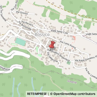 Mappa Via IV Novembre, 12, 24060 Bossico, Bergamo (Lombardia)