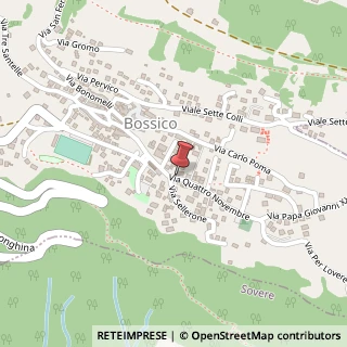 Mappa Via IV Novembre, 17, 24060 Bossico BG, Italia, 24060 Bossico, Bergamo (Lombardia)