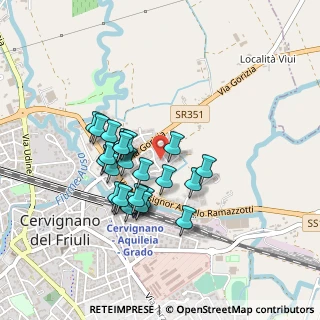 Mappa Via Torre, 33052 Cervignano del Friuli UD, Italia (0.37308)
