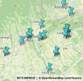 Mappa Via Roma, 31017 Paderno del Grappa TV, Italia (2.1)