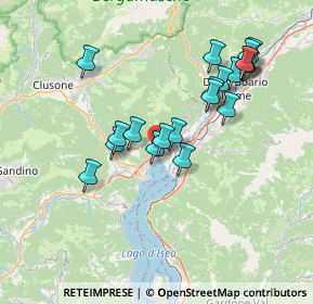 Mappa Vicolo Fontanino, 24062 Costa Volpino BG, Italia (6.9015)