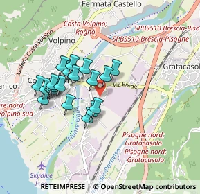 Mappa Via Giorgio Paglia, 24062 Costa Volpino BG, Italia (0.743)