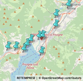 Mappa Via Giorgio Paglia, 24062 Costa Volpino BG, Italia (4.21583)