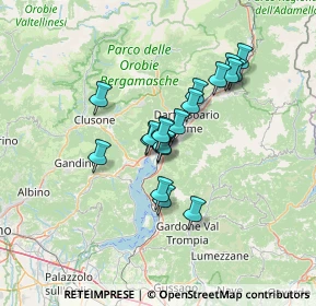 Mappa Via Giorgio Paglia, 24062 Costa Volpino BG, Italia (9.94316)