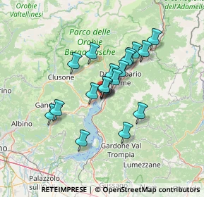 Mappa Via Giorgio Paglia, 24062 Costa Volpino BG, Italia (10.22895)