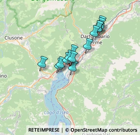 Mappa Via Giorgio Paglia, 24062 Costa Volpino BG, Italia (4.90786)