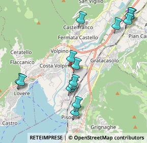 Mappa Via G. Paglia, 24062 Costa Volpino BG, Italia (2.21643)