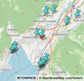 Mappa Via G. Paglia, 24062 Costa Volpino BG, Italia (2.4125)