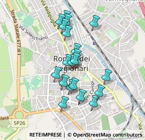 Mappa Piazza Guglielmo Oberdan, 34077 Ronchi dei Legionari GO, Italia (0.373)