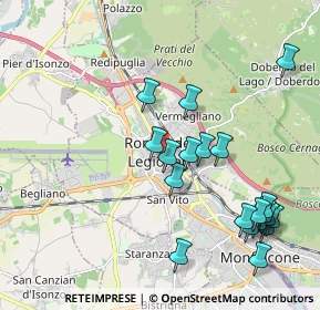 Mappa Piazza Guglielmo Oberdan, 34077 Ronchi dei Legionari GO, Italia (2.21)