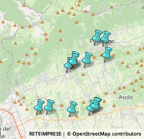 Mappa Via IV Novembre, 31017 Crespano del Grappa TV, Italia (3.55)