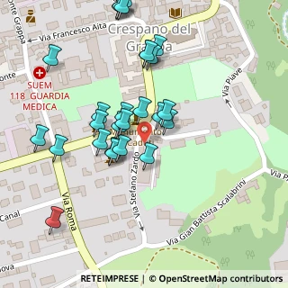 Mappa Via IV Novembre, 31017 Crespano del Grappa TV, Italia (0.11154)