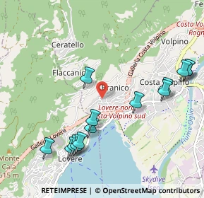 Mappa Via Molini, 24062 Costa Volpino BG, Italia (1.13571)