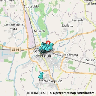 Mappa Via Gorizia, 33052 Cervignano del Friuli UD, Italia (0.90182)