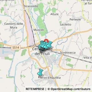 Mappa Via Ramazzotti, 33052 Cervignano del Friuli UD, Italia (0.85909)