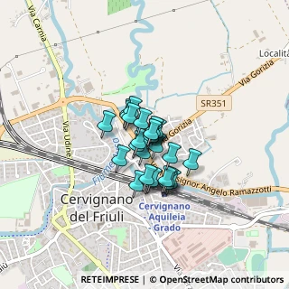 Mappa Via Ramazzotti, 33052 Cervignano del Friuli UD, Italia (0.22769)