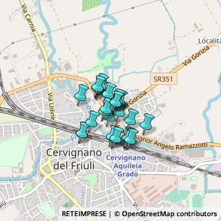 Mappa Via Ramazzotti, 33052 Cervignano del Friuli UD, Italia (0.23462)