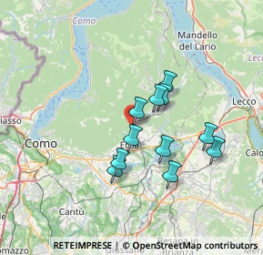 Mappa Via Guglielmo Marconi, 22037 Ponte Lambro CO, Italia (5.53)