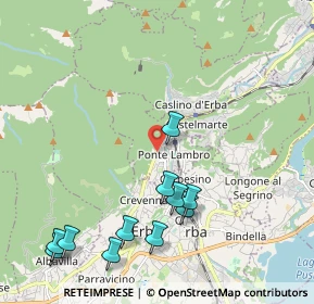 Mappa Via Guglielmo Marconi, 22037 Ponte Lambro CO, Italia (2.39182)