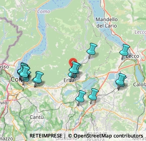 Mappa Via Zara, 22037 Ponte Lambro CO, Italia (8.7685)