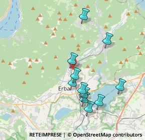 Mappa Via Zara, 22037 Ponte Lambro CO, Italia (3.59636)