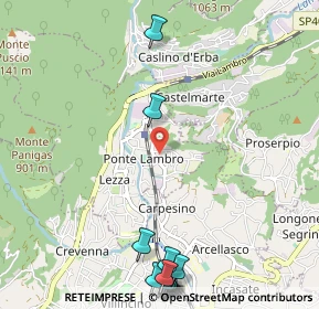 Mappa Via Zara, 22037 Ponte Lambro CO, Italia (1.54538)
