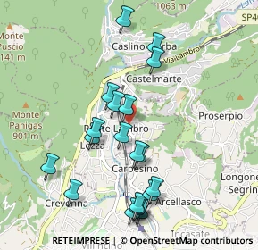 Mappa Via Zara, 22037 Ponte Lambro CO, Italia (0.999)