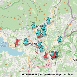 Mappa Via Valgella, 21100 Varese VA, Italia (3.59222)