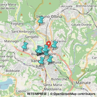 Mappa Via Valgella, 21100 Varese VA, Italia (1.30182)