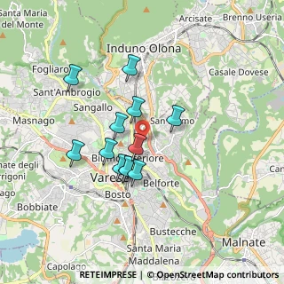 Mappa Via Valgella, 21100 Varese VA, Italia (1.4)