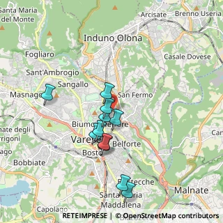 Mappa Via Valgella, 21100 Varese VA, Italia (1.64)
