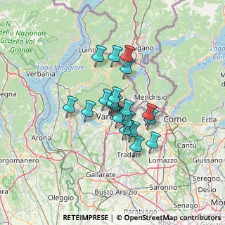 Mappa Via Valgella, 21100 Varese VA, Italia (8.6865)