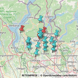 Mappa Via Valgella, 21100 Varese VA, Italia (10.2505)