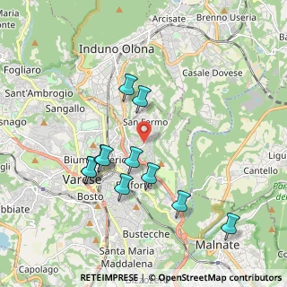 Mappa Via Brennero, 21100 Varese VA, Italia (1.84273)