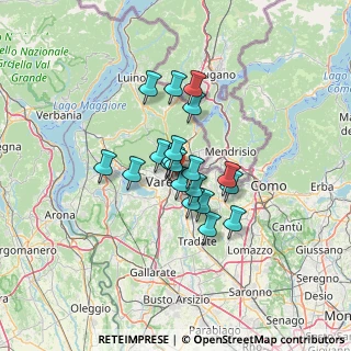 Mappa Via Brennero, 21100 Varese VA, Italia (8.725)