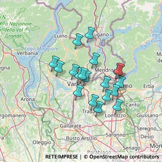 Mappa Via Brennero, 21100 Varese VA, Italia (11.24368)