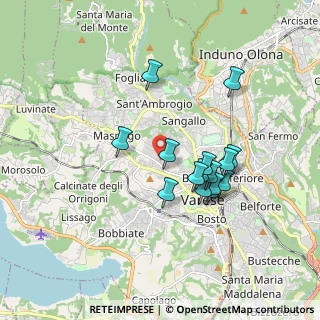 Mappa Via Enrico Cernuschi, 21100 Varese VA, Italia (1.524)