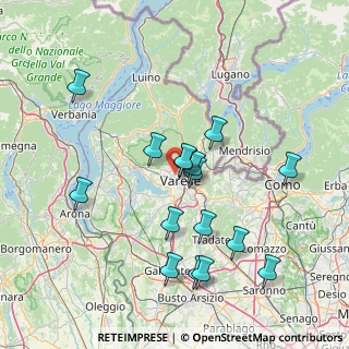 Mappa Via Enrico Cernuschi, 21100 Varese VA, Italia (14.67563)