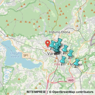 Mappa Via Enrico Cernuschi, 21100 Varese VA, Italia (2.65364)