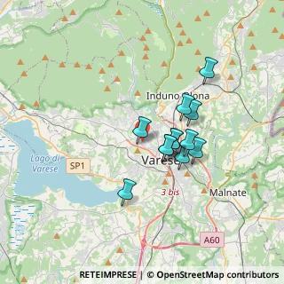 Mappa Via Enrico Cernuschi, 21100 Varese VA, Italia (2.57917)