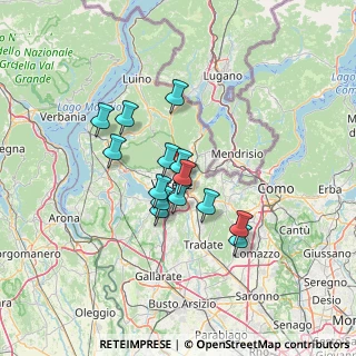 Mappa Viadotto Dalmazia, 21100 Varese VA, Italia (10.28286)